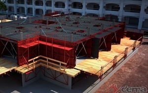Animación del Sistema Tunnel Form para Construcción Residencial